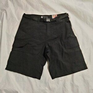Modern Culture Tech Hybrid Cargo Shorts Lightweight Black Size 30
